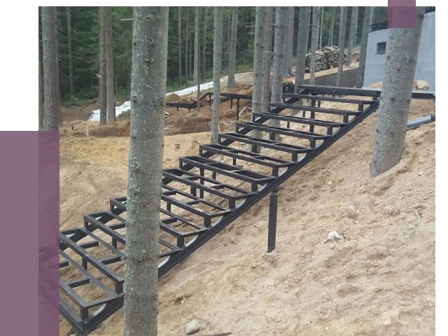 Монтаж металлических лестниц в Учалах от 13471 руб. 