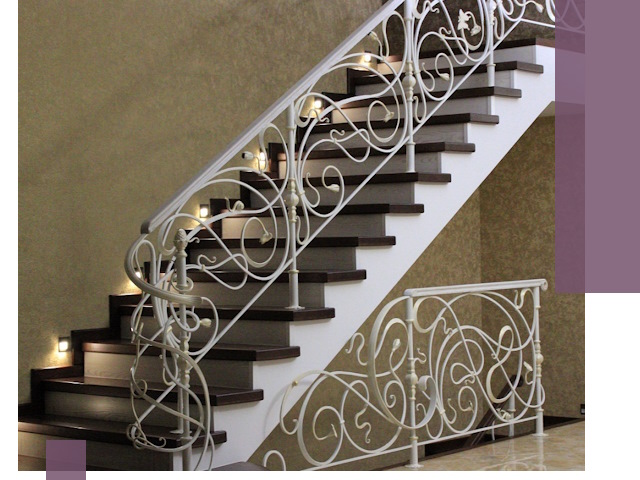 Кованые лестницы под ключ в Учалах — изготовление и монтаж