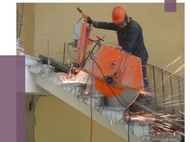 Демонтаж бетонных лестниц в Учалах от 4575 руб. за м2 | ПРОЛЁТ-Члы