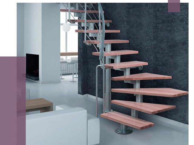 Модульные лестницы в Учалах от 16776 руб. — купить в ПРОЛЁТ-Члы