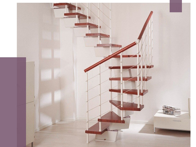 Изготовление лестниц на больцах в Учалах от 9659 руб. | ПРОЛЁТ-Члы