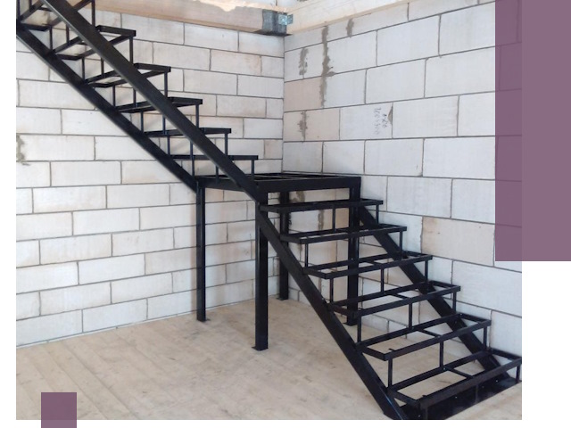 Лестницы на металлокаркасе под ключ в Учалах — изготовление и монтаж