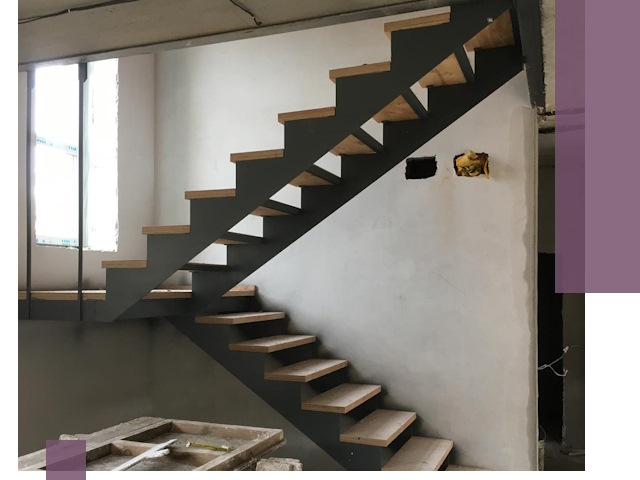 Изготовление лестниц на металлокаркасе в Учалах от производителя