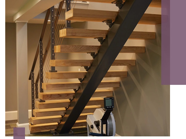 Лестницы на монокосоурах под ключ в Учалах - изготовление и монтаж