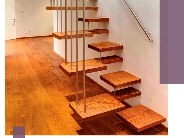 Лестницы «гусиный шаг» на заказ в Учалах для узких пространств