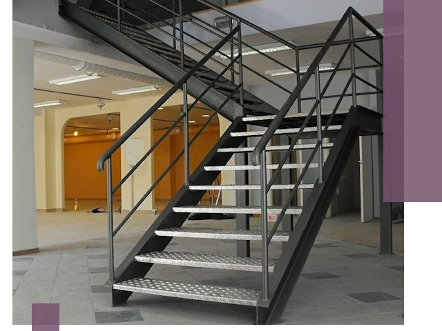 Лестницы для офиса в Учалах: изготовление, монтаж, демонтаж