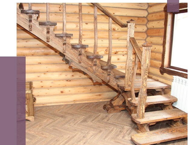 Лестницы в баню в Учалах от 19012 руб. — изготовление | ПРОЛЁТ-Члы