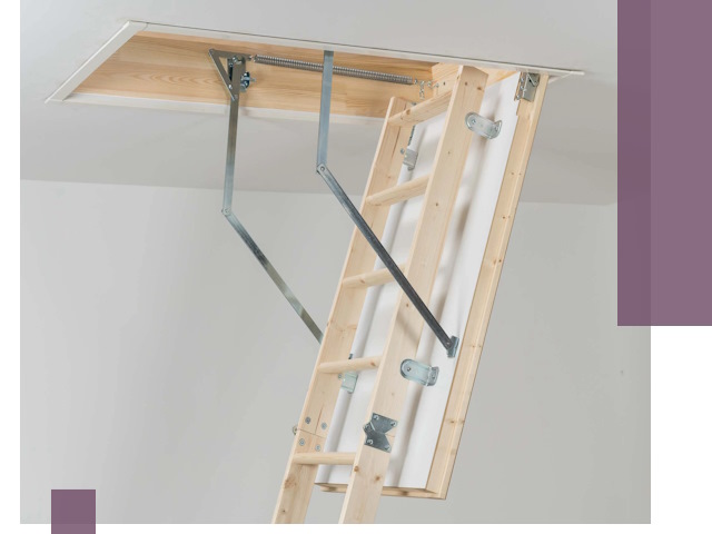 Установка чердачной лестницы под ключ в Учалах