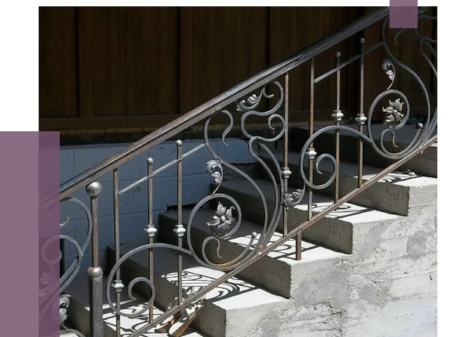 Кованые перила в Учалах от 8642 руб. под ключ — качество от ПРОЛЁТ-Члы