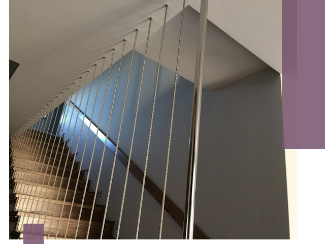 Тросовые перила под ключ в Учалах — производство и монтаж