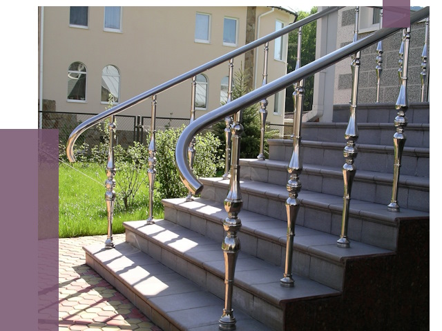 Перила для крыльца в Учалах от 10675 руб. — монтаж ПРОЛЁТ-Члы