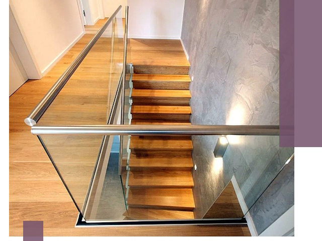 Перила для лестницы в доме — изготовление и монтаж в Учалах