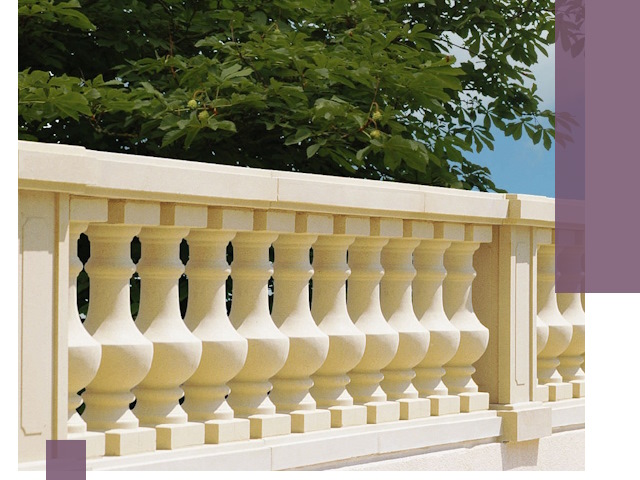 Установка балюстрады в Учалах: изготовление и монтаж под ключ