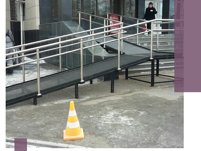 Стационарные пандусы под ключ в Учалах — изготовление и монтаж