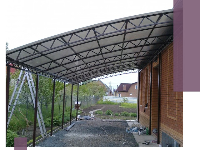 Профессиональный монтаж навесов под ключ в Учалах