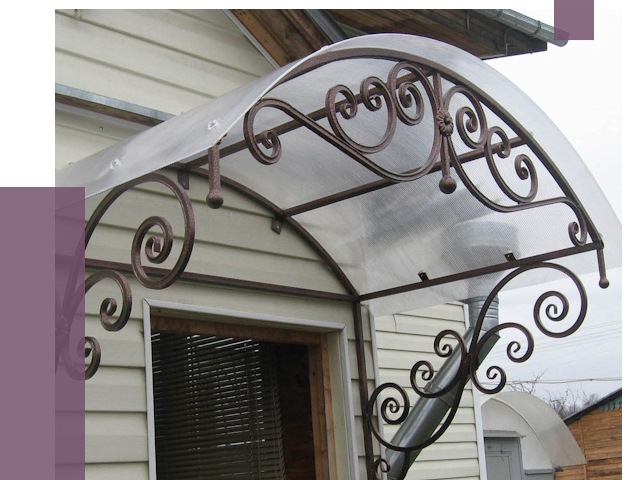 Изготовление козырьков в Учалах от 7320 руб. — заказать | ПРОЛЁТ-Члы