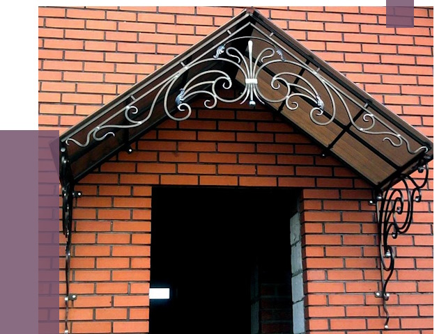 Металлические козырьки в Учалах от 10625 руб. 