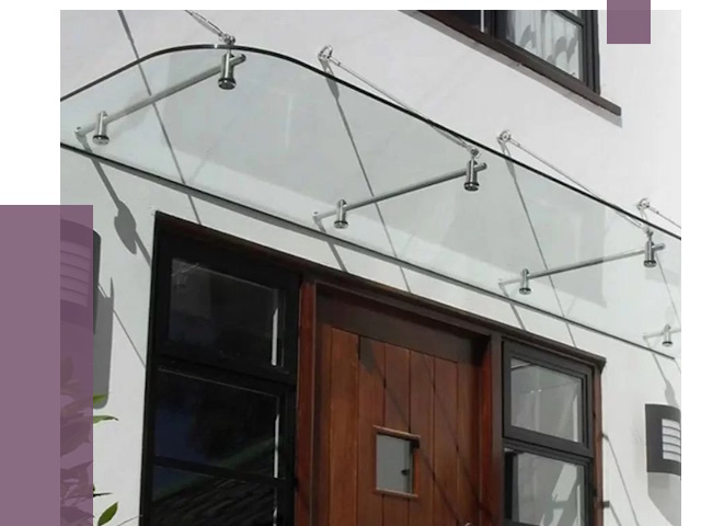 Стеклянные козырьки в Учалах от 18809 руб. | ПРОЛЁТ-Члы