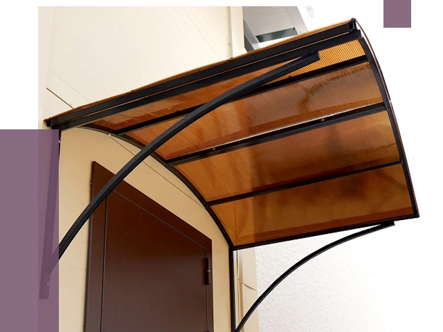 Недорогие козырьки в Учалах от 7544 руб.  | ПРОЛЁТ-Члы