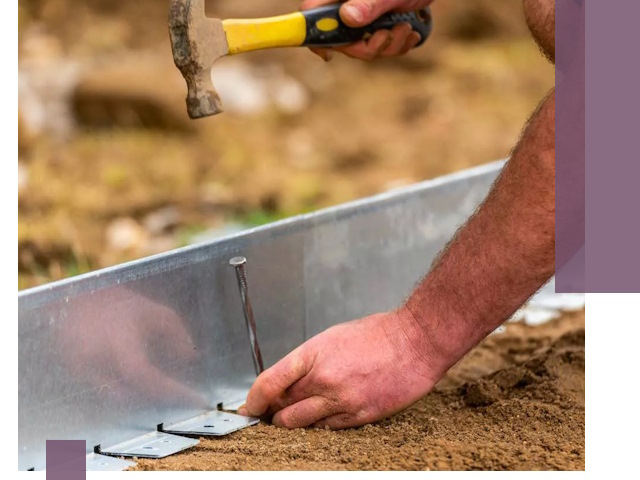 Монтаж металлических бордюров в Учалах быстро и качественно