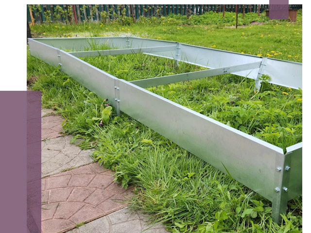Металлические бордюры для грядок в Учалах от 1779 руб.