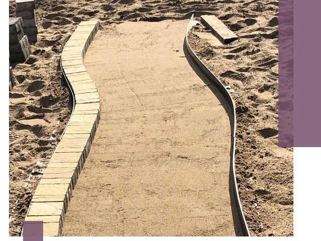 Металлические бордюры для тротуаров в Учалах — прочные и долговечные