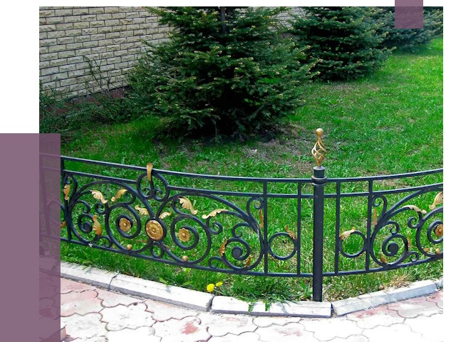 Кованые газонные ограждения в Учалах от 7574 руб. — ПРОЛЁТ-Члы