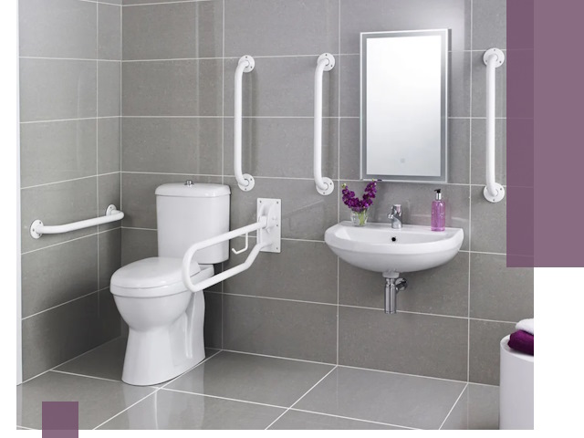 Поручни для санузлов в Учалах: установка, ремонт и монтаж